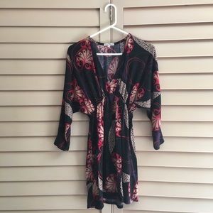 Anthropologie | Velvet Torch Tunic Dress | Small